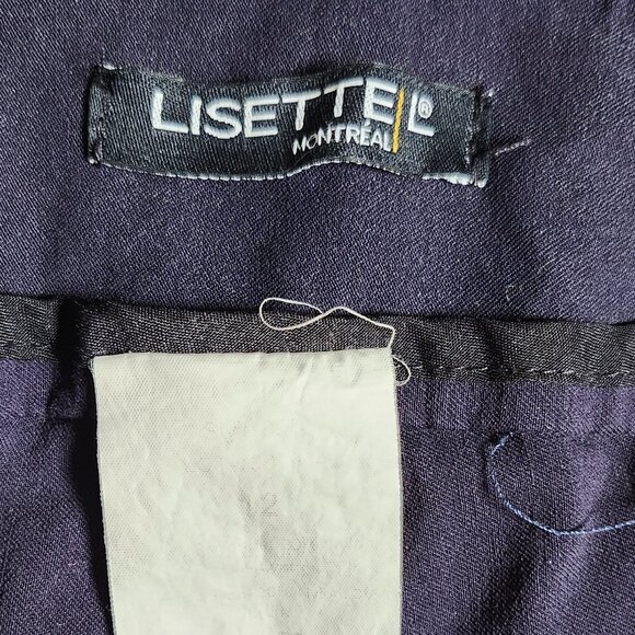 Lisettel Dress Pants Color Blue Pull-On Size 32x28 Lisette L Montreal - Picture 1 of 13